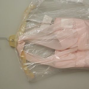 Davids Bridal Pink Satin Gown